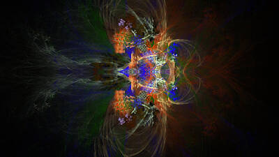Frog Photography - Fly by Fractal Art