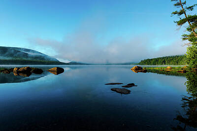 Discover Inventions - Foggy Morning at Eagle Lake by Benjamin Roberts