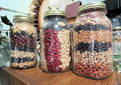 Back To School For Guys - Food - Decorative Seeds and Grains in Jars 3 by Only A Fine Day