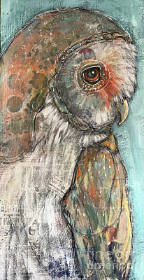 Animals Mixed Media - For The Moment by Stephanie Gerace