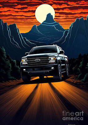 Music Figurative Potraits - Ford Explorer Explorers Night Expedition by Lowell Harann