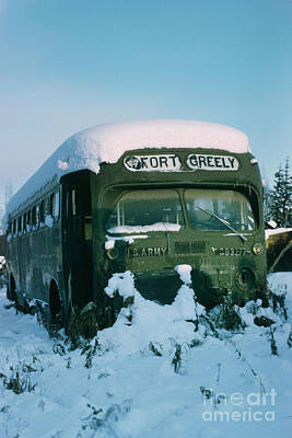 Irish Leprechauns - Fort Greely Bus U.S. Army Alaska 1969 by Monterey County Historical Society