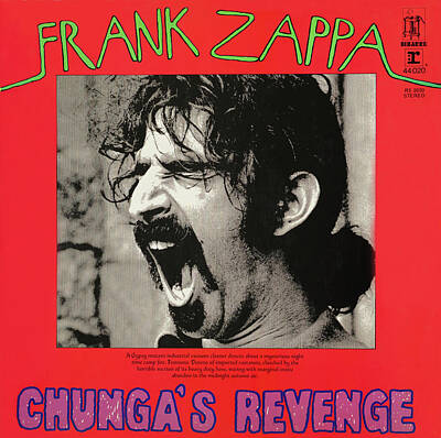 Rock And Roll Mixed Media - Frank Zappa - Chungas Revenge by Robert VanDerWal