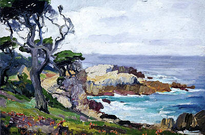Queen - Franz Arthur Bischoff 1864 1929 Rocky Cove by Artistic Rifki