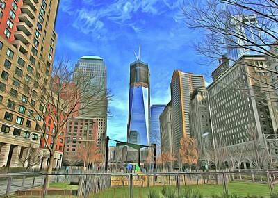 Kitchen Collection - Freedom Tower New York City by John Shepherd