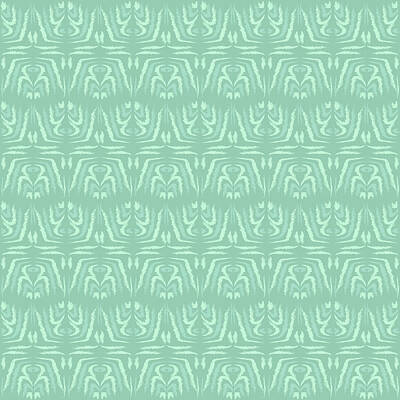 Royalty-Free and Rights-Managed Images - Freehand Lacefield Pattern - Sky Blue by Studio Grafiikka