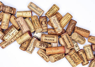 Wine Royalty-Free and Rights-Managed Images - French Wine Corks #69 by Robert Hayton