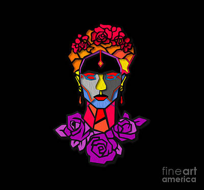 Spring Fling - Frida Kahlo by Roman Gomez