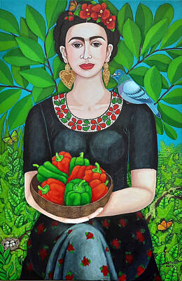 Garden Signs - Frida Viva la Vida by Madalena Lobao-Tello