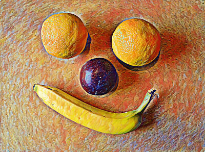 Mannequin Dresses - Fruit Face with a Smile by Gaby Ethington