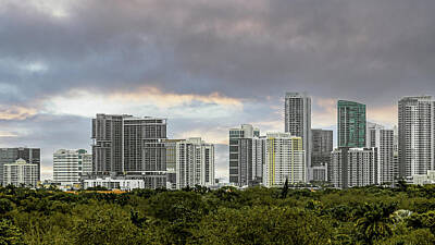 Superhero Ice Pop Rights Managed Images - Ft Lauderdale Skyline 2 Royalty-Free Image by Chris Levy