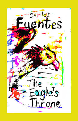 Mountain Drawings - Fuentes Eagles Throne poster  by Paul Sutcliffe