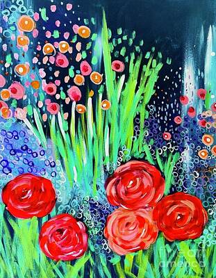 Grace Kelly - Fun Floral by Melinda Etzold