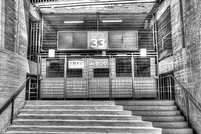 Football Photos - Gate 33 Nou Camp Stadium by David Pyatt