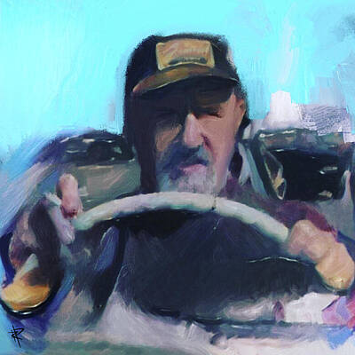 Actors Mixed Media - Gene Hackman by Russell Pierce