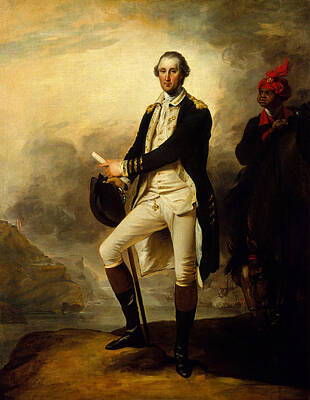 Politicians Royalty-Free and Rights-Managed Images - General George Washington Portrait - John Trumbull - 1780 by War Is Hell Store