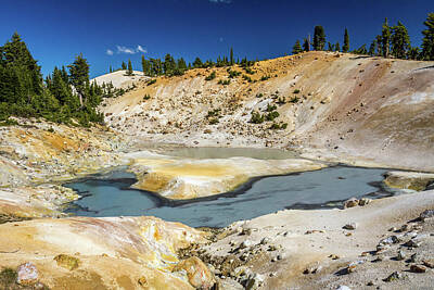 The Who Rights Managed Images - Geothermal pools of Bumpass Hell Royalty-Free Image by Pierre Leclerc Photography