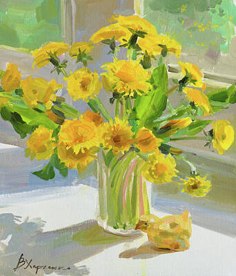 Grateful Dead - Glass of yellow spring by Victoria Kharchenko