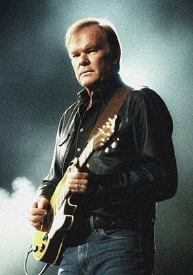 Jazz Photo Royalty Free Images - Glen Campbell, Music Legend Royalty-Free Image by Esoterica Art Agency