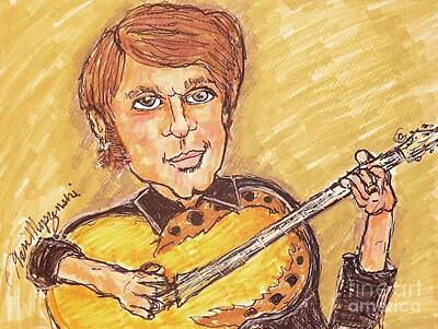 Musician Royalty-Free and Rights-Managed Images - Glen Campbell Universal Soldier  April 1964 by Geraldine Myszenski