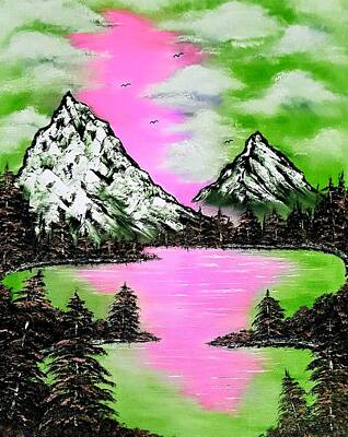All You Need Is Love - Glorious mountains green  by Angela Whitehouse