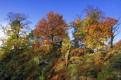 Wilderness Camping - Golden autumn on Neurathen Castle by Sun Travels