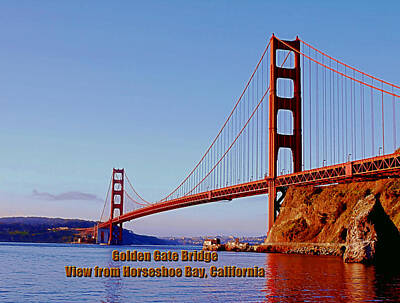 Abstract Skyline Photos - Golden Gate Bridge Abstract by Richard Thomas