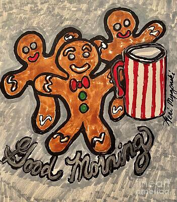 Stellar Interstellar - Good Morning Gingerbread man by Geraldine Myszenski
