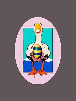 Remembering Karl Lagerfeld - Goose Easter Egg by Paul Lamar
