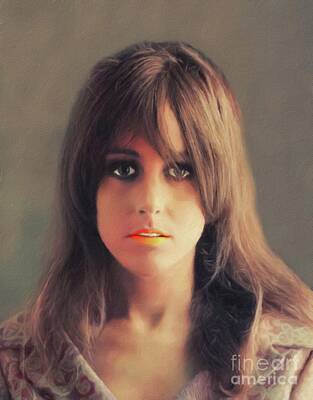 Jazz Rights Managed Images - Grace Slick, Music Legend Royalty-Free Image by Esoterica Art Agency