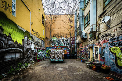 Animal Surreal - Graffiti Alley, Toronto 02 by Jon Bilous