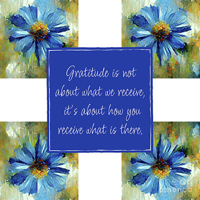 Royalty-Free and Rights-Managed Images - Gratitude Quote by Tina LeCour