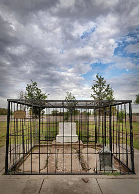 Impressionist Landscapes Rights Managed Images - Gravesite of Billy the Kid Royalty-Free Image by Bill Chizek