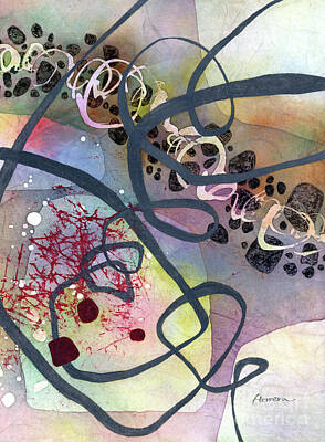 Egon Schiele - Gray Passage 2 - Pastel Colors by Hailey E Herrera