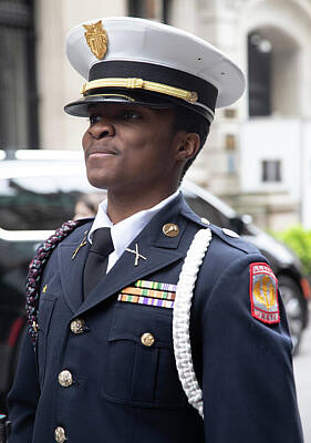 Cities Photos - Greek Independence Day Parade NYC 4_14_24 NYC Cadet by Robert Ullmann
