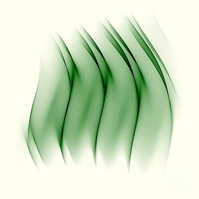 Wine Down Rights Managed Images - Green Flames Royalty-Free Image by Robert Nelson