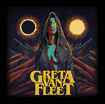 Athletes Royalty-Free and Rights-Managed Images - Greta Van Fleet by Pele Racana