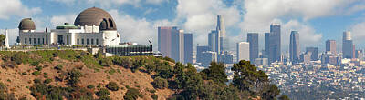 City Scenes Rights Managed Images - Griffith and Los Angeles Royalty-Free Image by Ricky Barnard