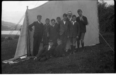 Autumn Pies - Group of School Boys at camp 1920 by Artistic Rifki