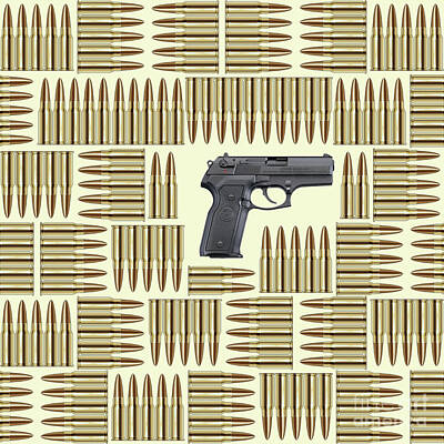Grace Kelly - Gun and bullets by Gaspar Avila