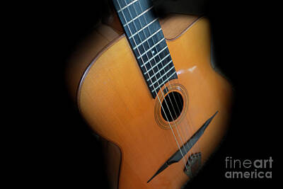 Jazz Photo Royalty Free Images - Gyspy jazz guitar Royalty-Free Image by Perry Van Munster