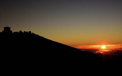 Comedian Drawings Rights Managed Images - Haleakala Sunset Royalty-Free Image by Colin Hocking