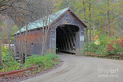 Fromage - Hall Covered Bridge #2 by Jim Beckwith