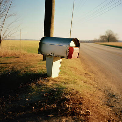 Still Life Digital Art - Hand Crafted Rural Mailbox by YoPedro