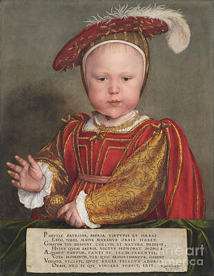 Laundry Room Signs - Hans Holbein the Younger Edward VI as a Child probably 1538  NGA 71 by Artistic Rifki