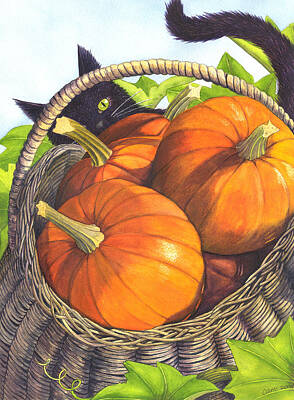 Woodland Animals - Harvest by Catherine G McElroy