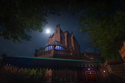 Mark Andrew Thomas Royalty-Free and Rights-Managed Images - Haunted Mansion by Moonlight by Mark Andrew Thomas