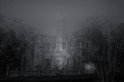 Travel Pics Photos - Haunted Mansion Mist by Mark Andrew Thomas