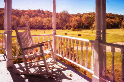 Recently Sold - Impressionism Photos - Heaven Is A Porch Painterly by Jim Love