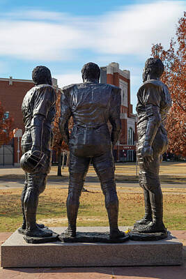 Football Royalty Free Images - Heisman Park 15 Royalty-Free Image by Ricky Barnard